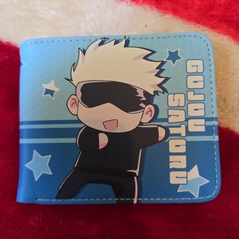 New jujutsu kaisen anime manga leather wallet